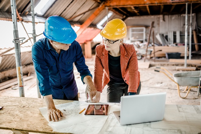 Vernetztes Arbeiten auf der Baustelle