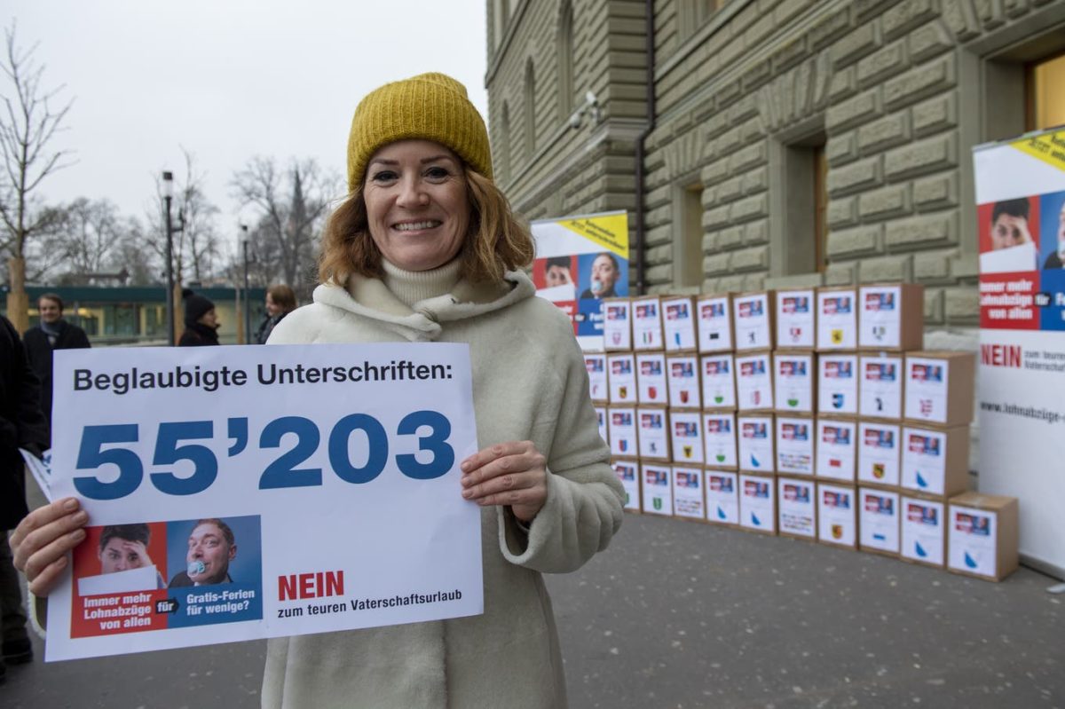 Das Referendum gegen den Vaterschaftsurlaub ist offiziell zustande gekommen