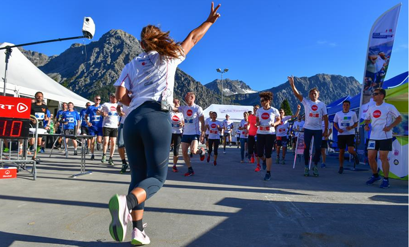 Rund 200 Führungskräfte aus der Schweizer Wirtschaft messen sich sportlich