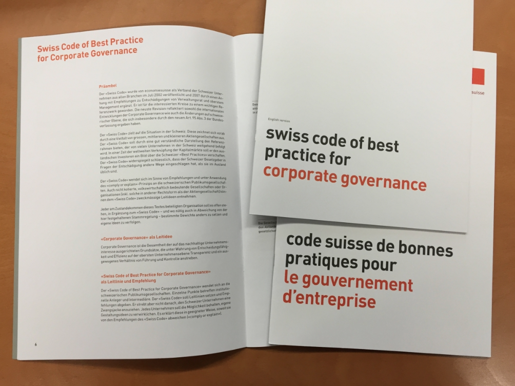 Economiesuisse revidiert Corporate-Governance-Katalog
