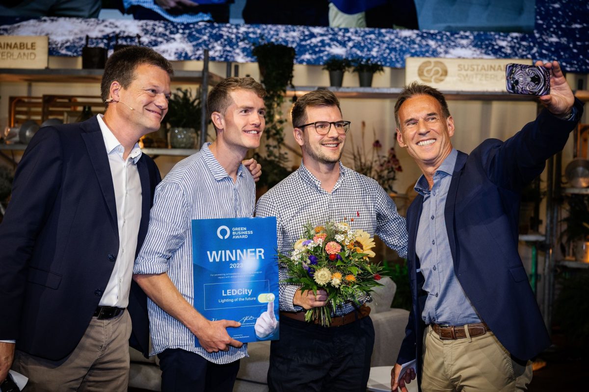 Energie-Startup LEDCity gewinnt den diesjährigen «Green Business Award»